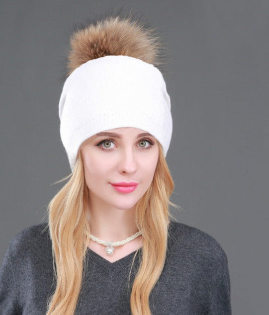 Autumn Winter Knitted Wool Hats For Women