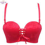 Strapless dress contact bra