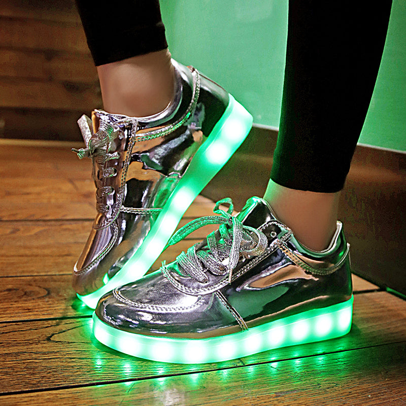 Usb Charging led Slippers do with Lights Up Luminous Sneakers