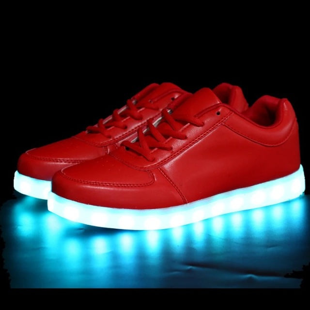 Usb Charging led Slippers do with Lights Up Luminous Sneakers