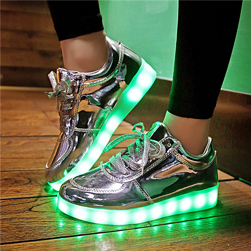 Usb Charging led Slippers do with Lights Up Luminous Sneakers
