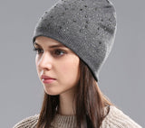 Knitted Wool Beanie Hat Casual Cap