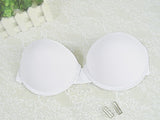 Transparent Padded Convertible Adjusted Half Cup Bra