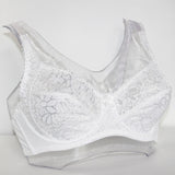 Lager Bosom Lace Perspective Embroidery Floral Wireless Bra