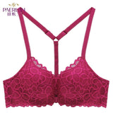 Front Closure Wire Free Lace bra