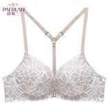 Front Closure Wire Free Lace bra