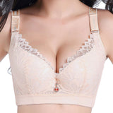 New Arrival Lace Adjustable Comfortable Seamless Push Up Bra