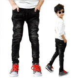 Boys Black Jeans Kids Casual Children Casual