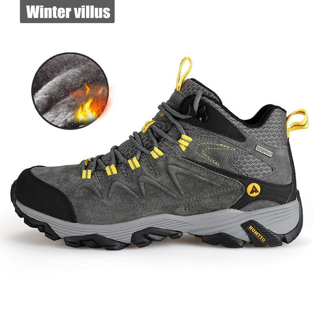 Hiking Men Genuine Leather Climbing Shoes