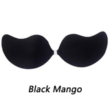 Sexy Strapless Breathable Backless Silicone 1/2 Cup Bra