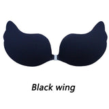 Sexy Strapless Breathable Backless Silicone 1/2 Cup Bra