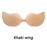 Sexy Strapless Breathable Backless Silicone 1/2 Cup Bra