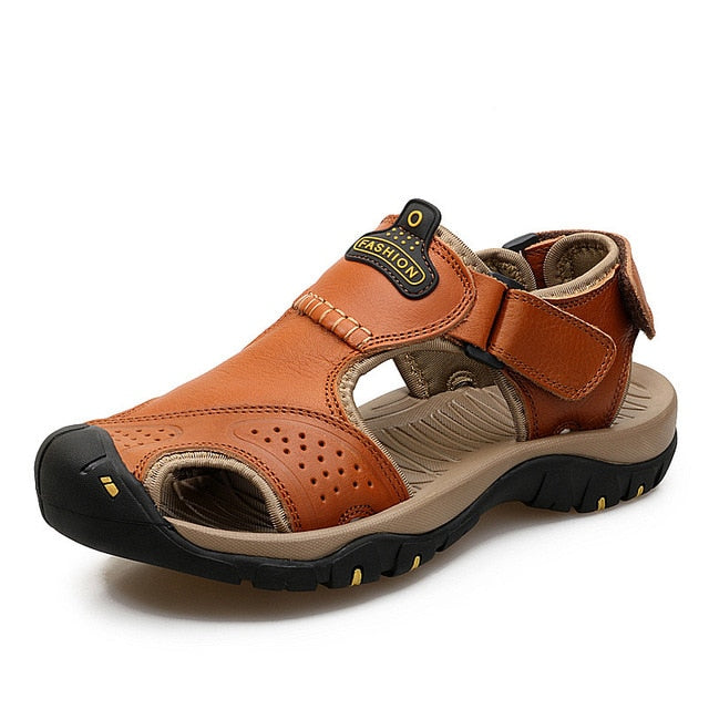 Genuine Leather Men Sandals