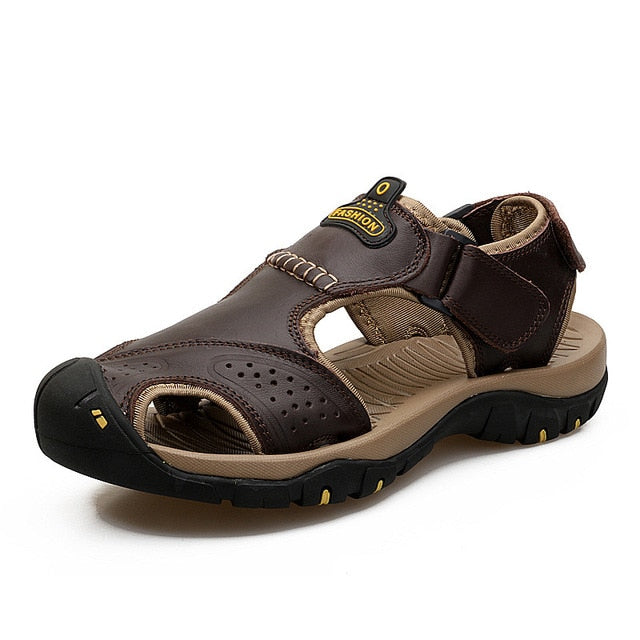Genuine Leather Men Sandals