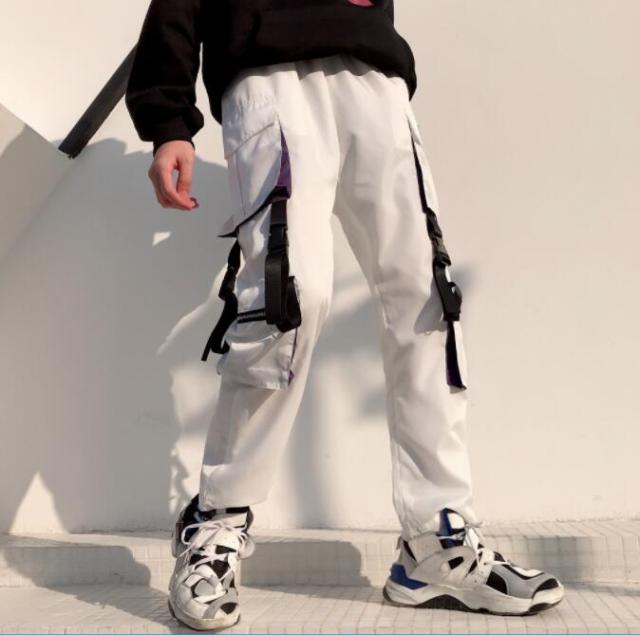 Hot Big Pockets Cargo pants women High Waist Loose Streetwear pants Baggy Tactical Trouser hip hop high quality joggers pants