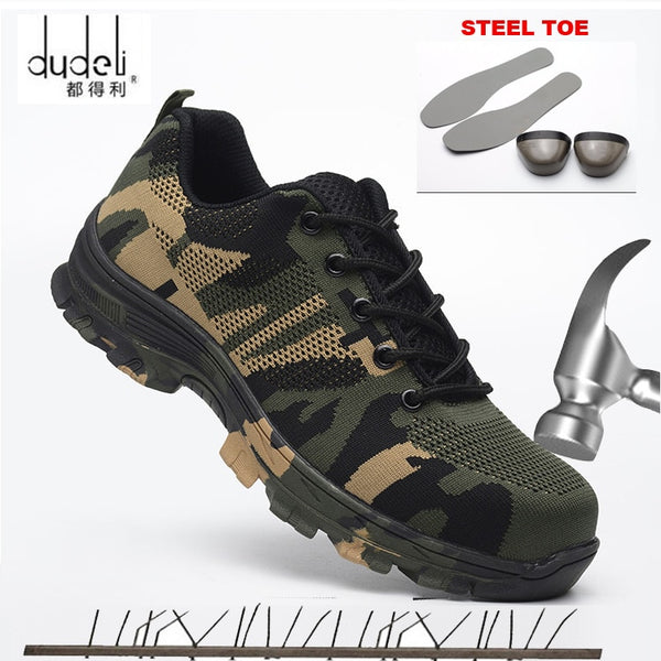 Unisex Safety Shoes Men Work Boots