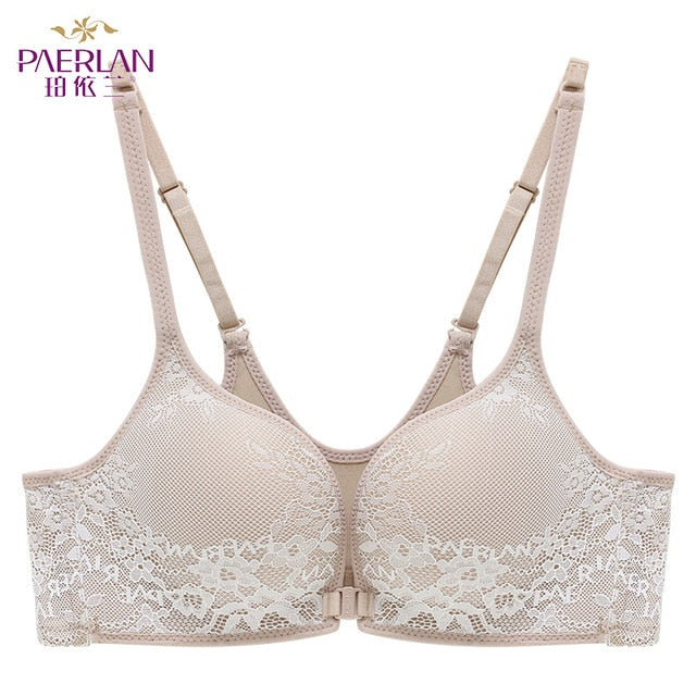 Seamless Wire Free lace Floral bra