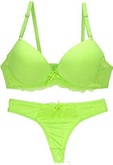 New 2019 Sexy Seamless One Piece Intimates Bras & Lingerie Set for Women Ladies Push Up Plunge Bra Dress Set
