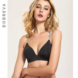 DOBREVA Push Up Lingerie Seamless Bra Bralette Wire Free Brassiere Female Underwear Intimates For Women