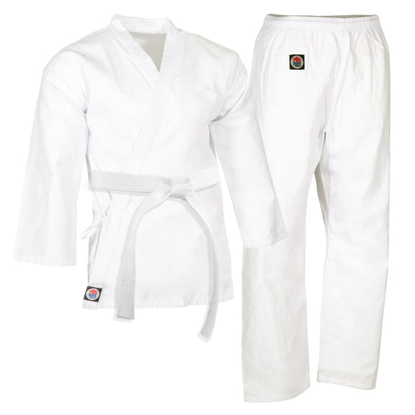 ProForce® 5 oz. Classic Karate Uniform (Elastic Drawstring) - 60/40 Blend - With Free White Belt