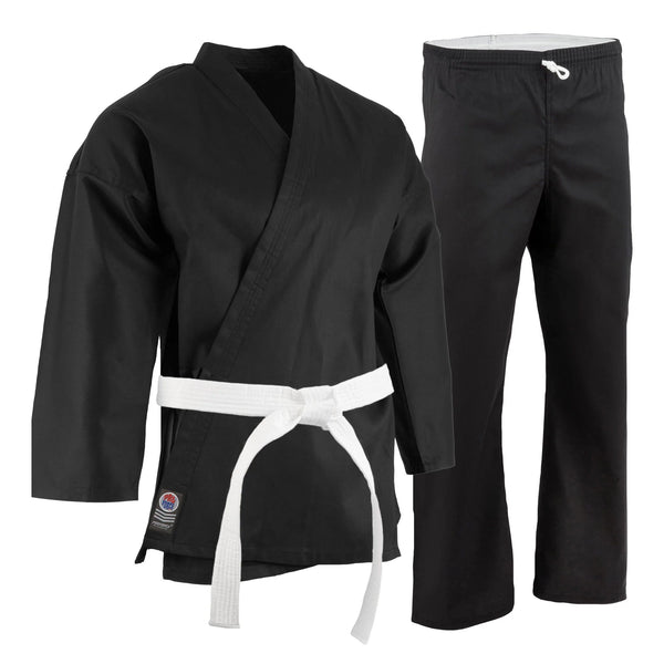 ProForce® 5 oz. Classic Karate Uniform (Elastic Drawstring) - 60/40 Blend - With Free White Belt