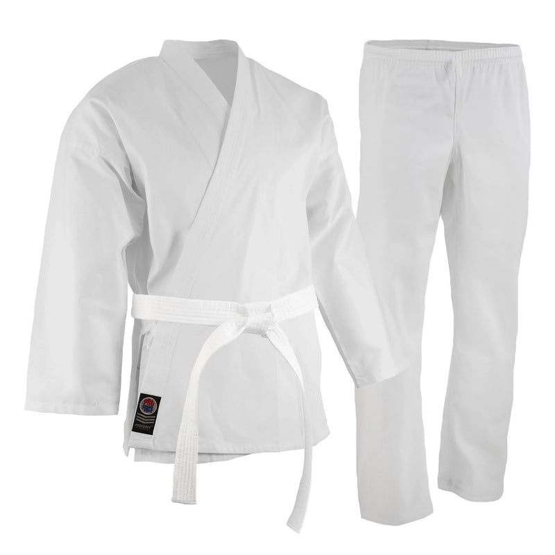 ProForce® 6 oz. Karate Uniform (Elastic Drawstring) - 55/45 Blend - With Free White Belt