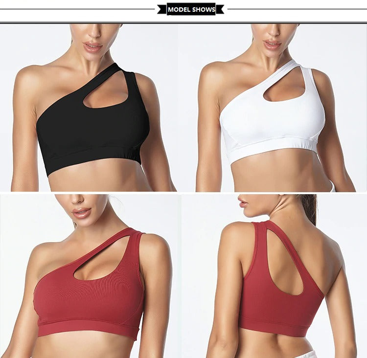 Sexy One Shoulder Push Bra