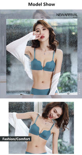 Women Sexy Buckle Push Up Bra